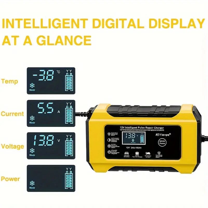 Skorter | 12V Intelligent Pulse Repair Smart Battery Charger
