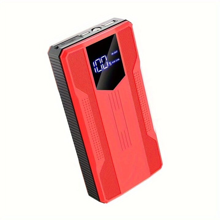 Skorter | 12V Ultra-Portable Car Battery Jump Cables with Advanced Smart Clamp & Intuitive LCD Screen