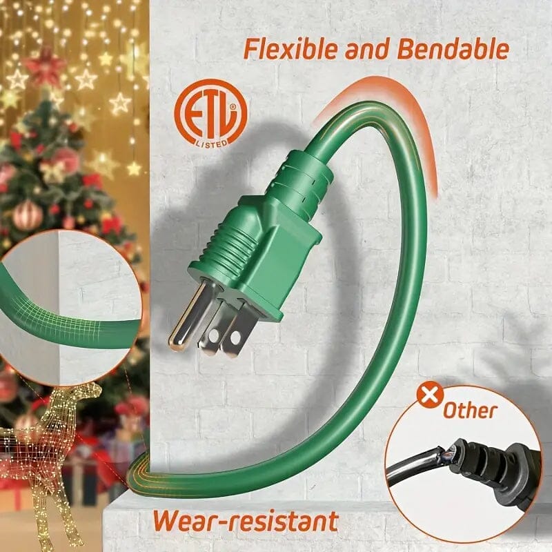 Skorter | 13 Ft. Straight 1 to 3 Splitter Extension Cable