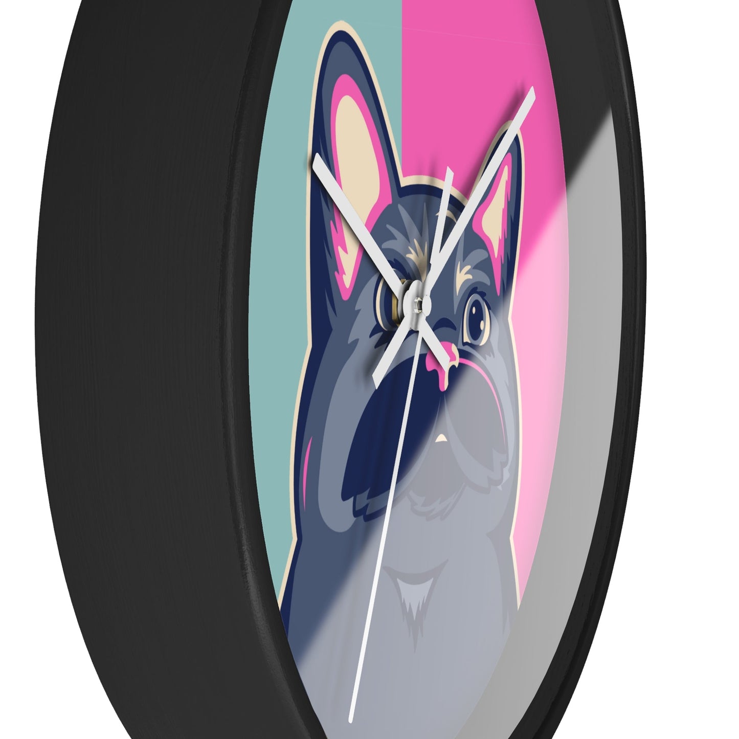 Skorter | Cat Color Block Wall clock