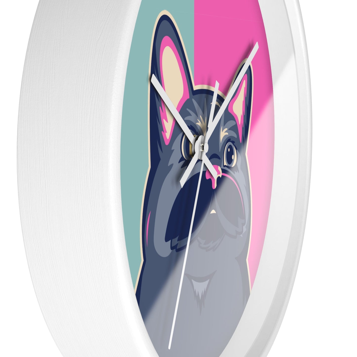 Skorter | Cat Color Block Wall clock