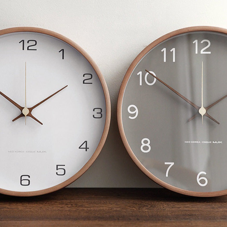 Skorter | Analog Wall Decoration Wooden Clock for Home