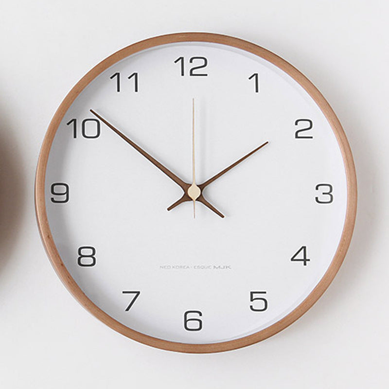 Skorter | Analog Wall Decoration Wooden Clock for Home