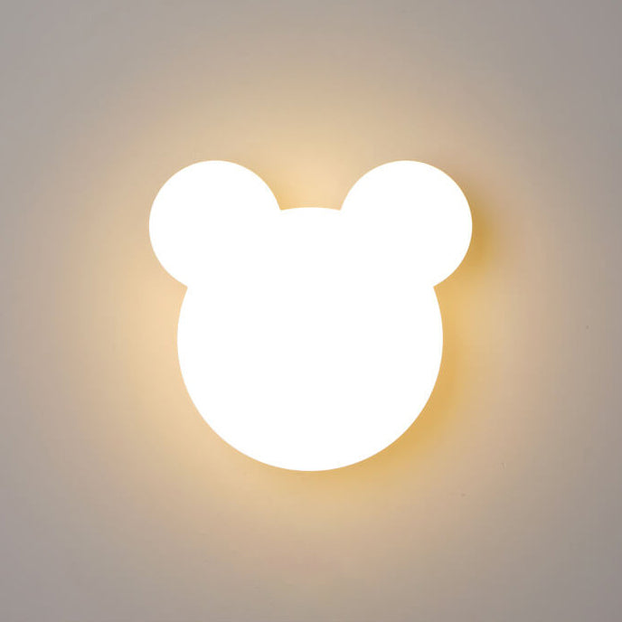 Skorter | Cartoon minimalist bear-shaped LED wall lamp