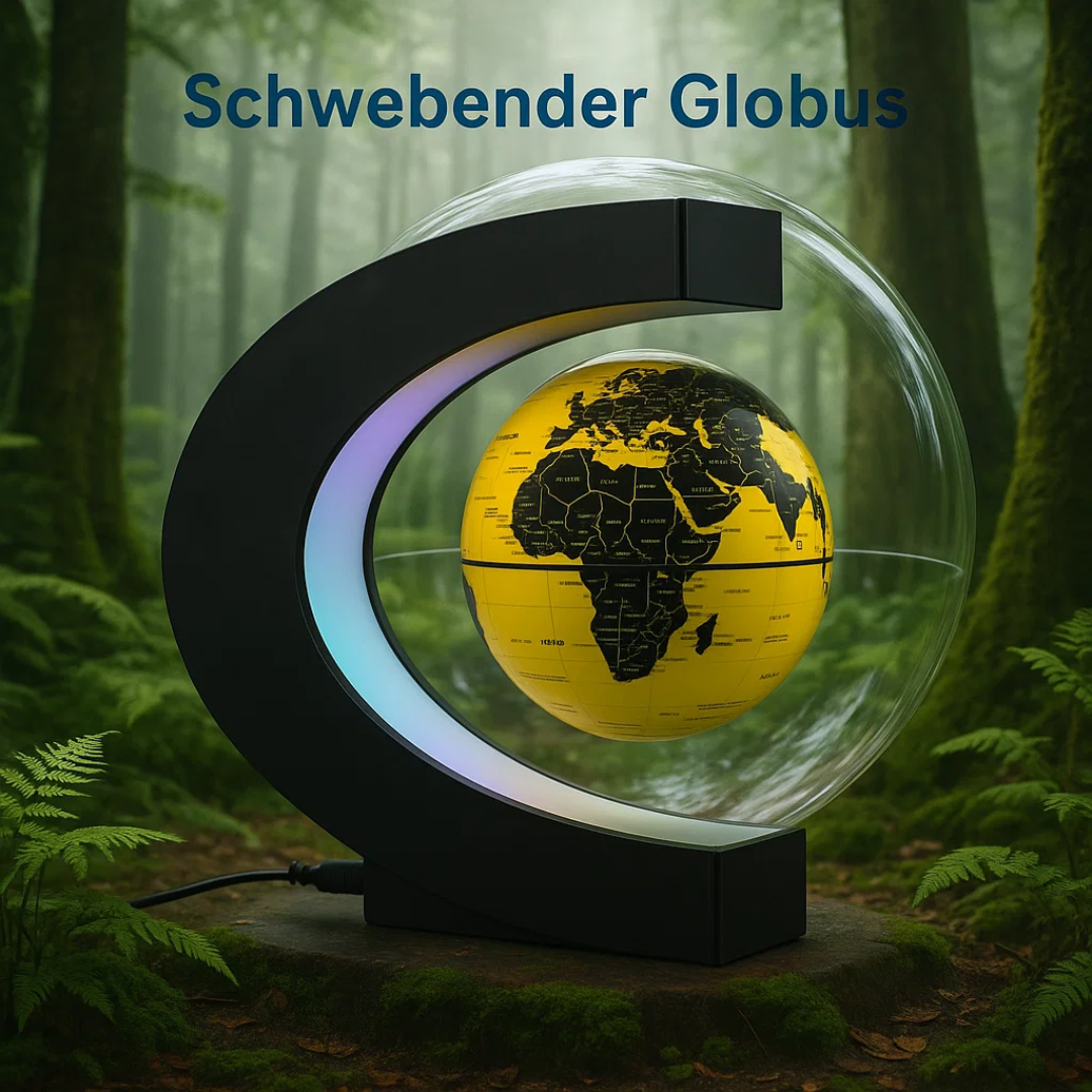 Skorter | AstroGlobe LED World Globe – Floating Globe Lamp with Magnetic Suspension
