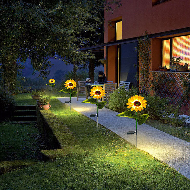 Skorter | Solar Sunflower LED Outdoor Lawn Decorative Ground Stake Light