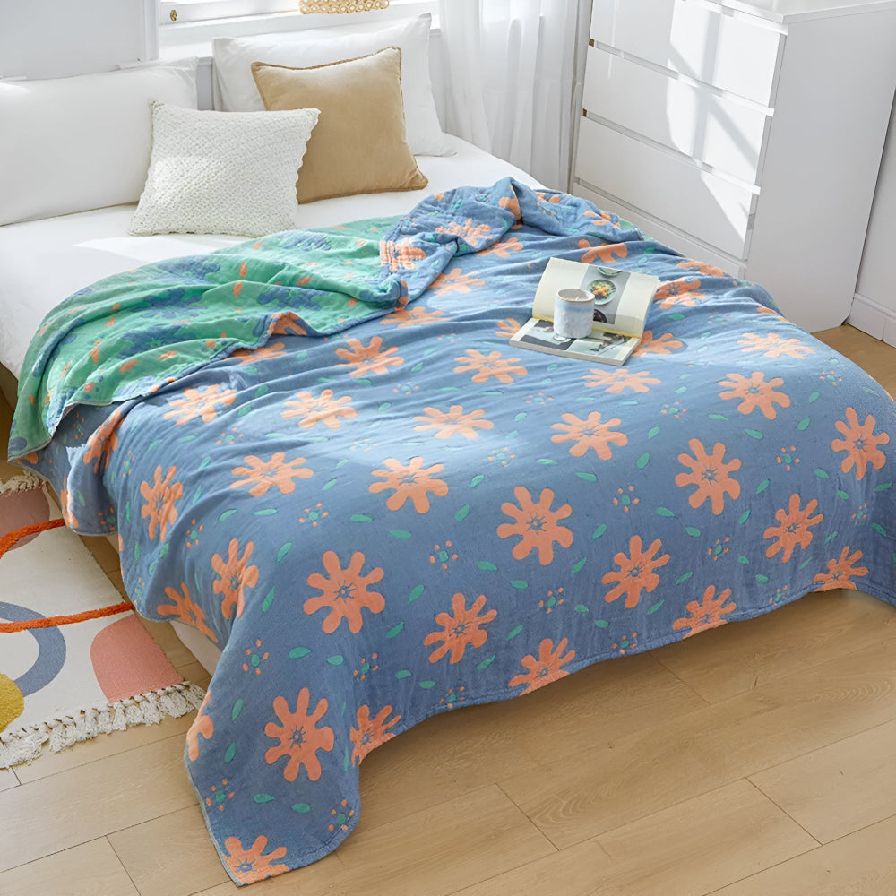 Skorter | Abstract Sunny Reversible Blanket
