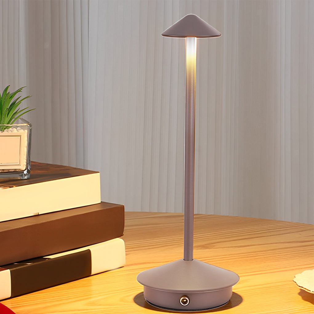 Skorter | LuminZen - Modern spherical desk lamp with RGB color changing and wireless charging