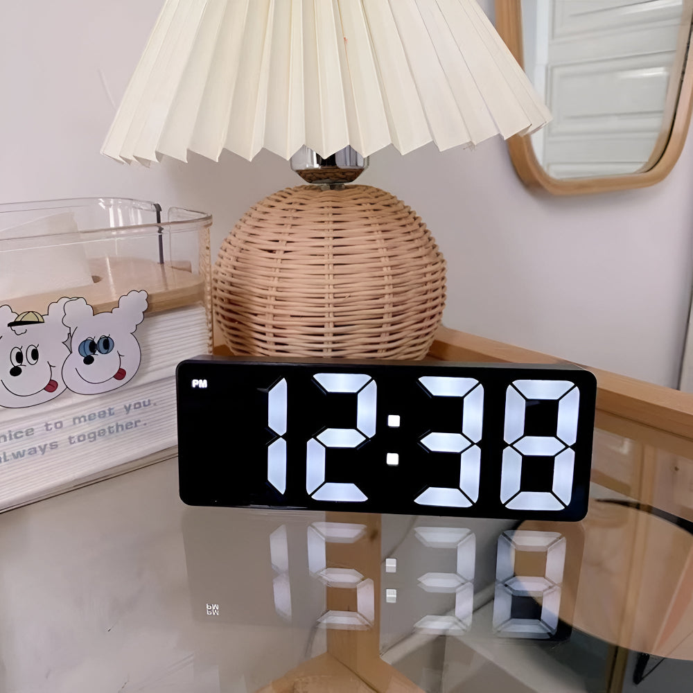 Skorter | Digital LED Mirror Alarm Clock