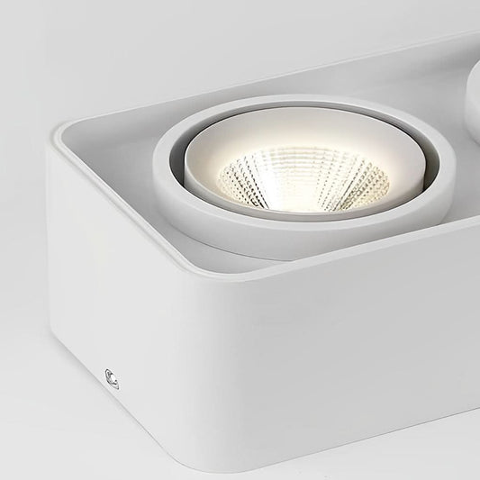 Skorter | Square Adjustable Ceiling Lamp with Dimmable LED Light