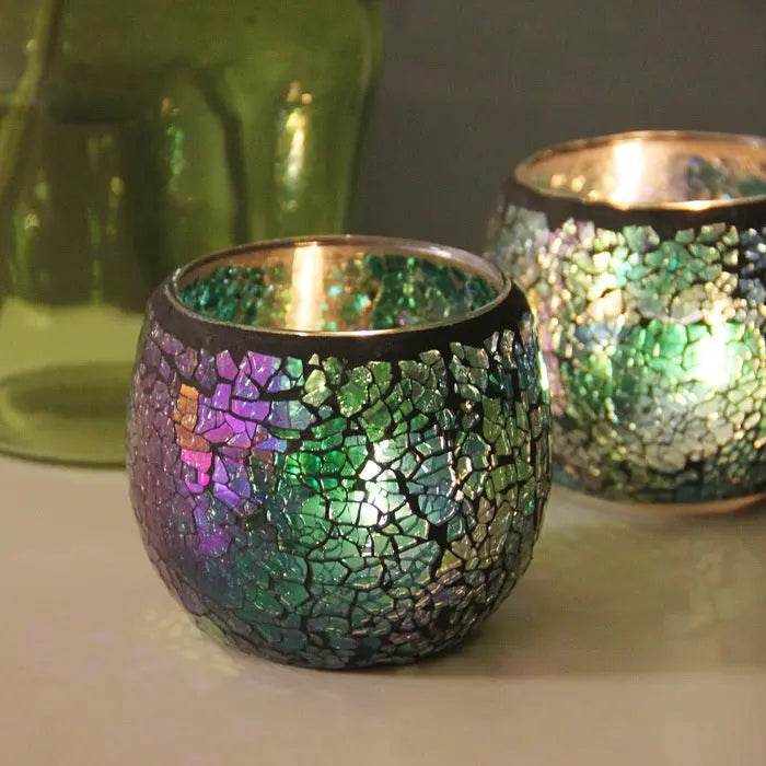 Candle Holder- Decorative Glass