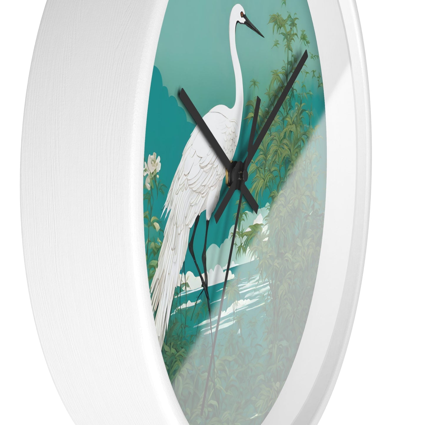 Skorter | Crane Art Wall clock