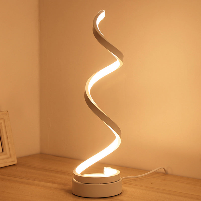 Skorter | SpiraLicht - Modern Table Lamp with LED Spiral Design