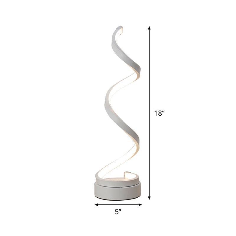 Skorter | SpiraLicht - Modern Table Lamp with LED Spiral Design