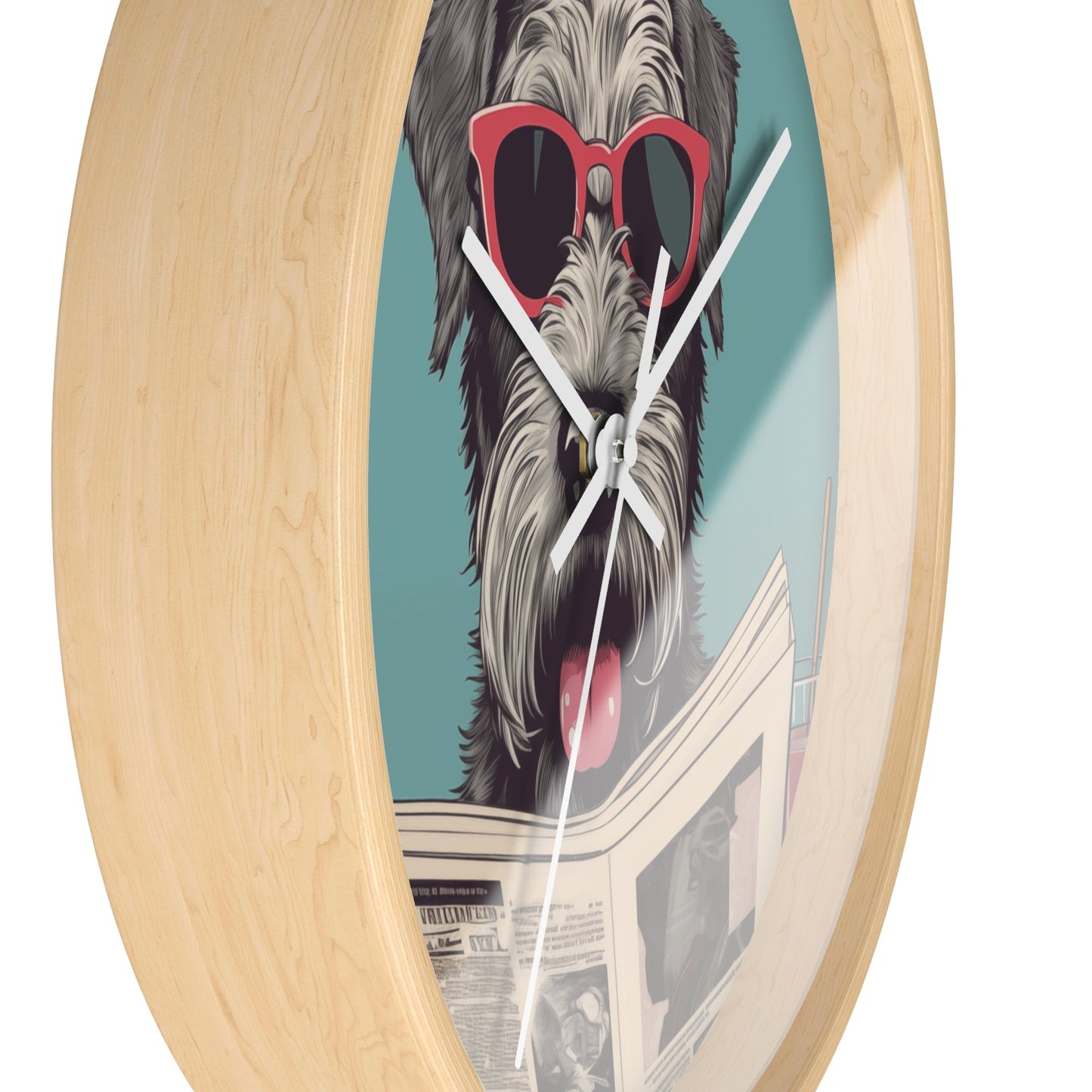 Skorter | Reading Newspaper Wall clock