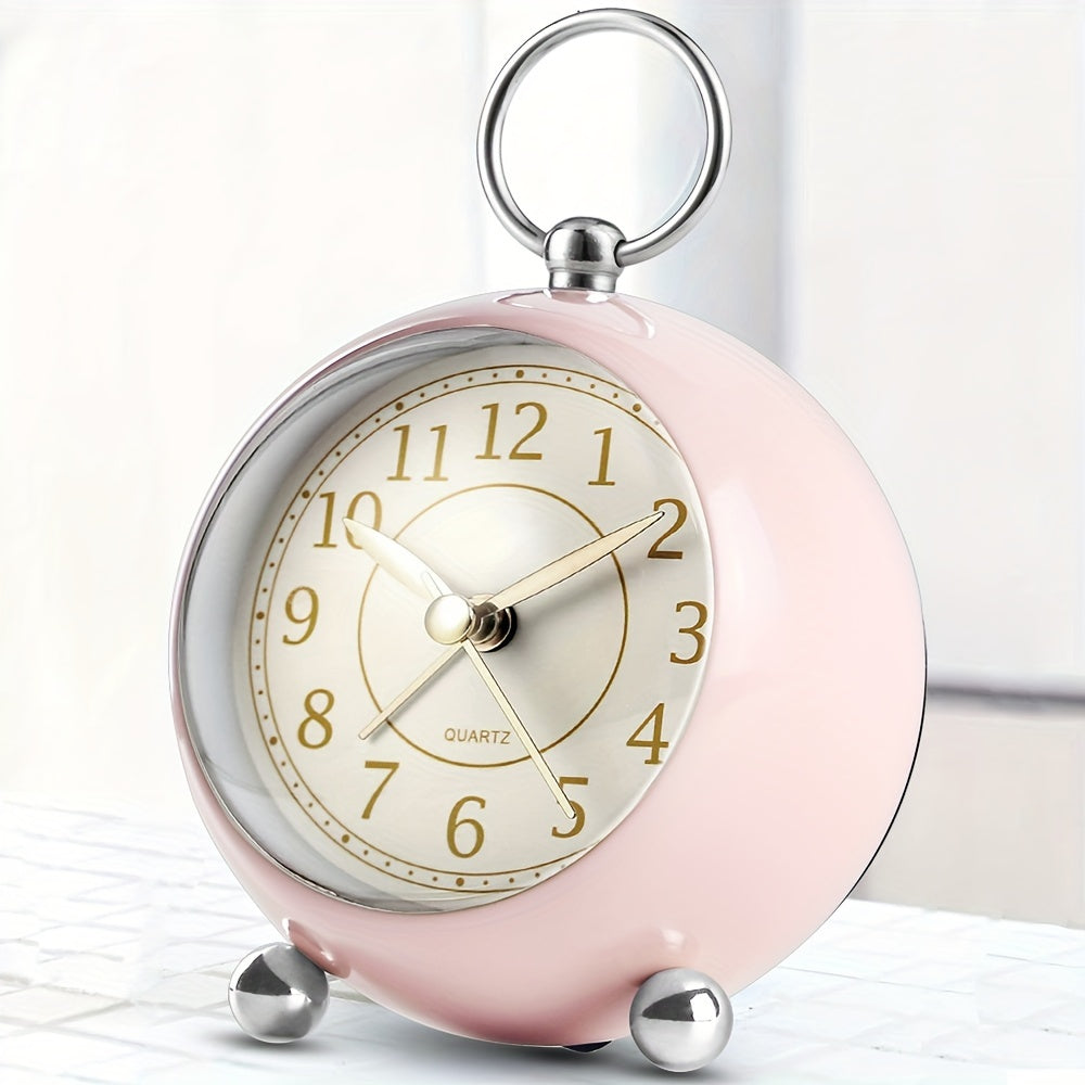 Skorter | RetroTime - Silent Analog Alarm Clock with Night Light