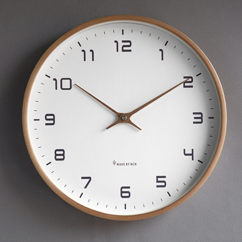 Skorter | Minimalist Analog Wooden Wall Clock for Home