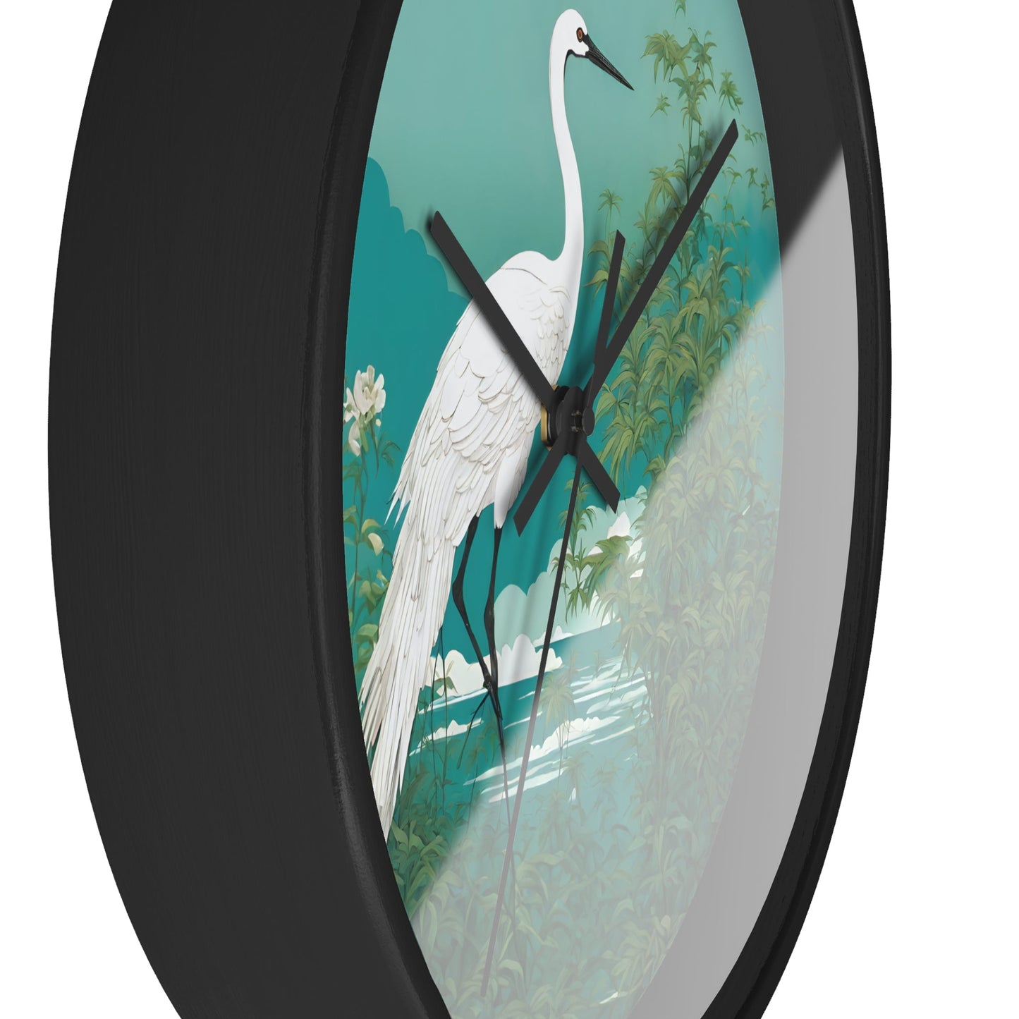 Skorter | Crane Art Wall clock