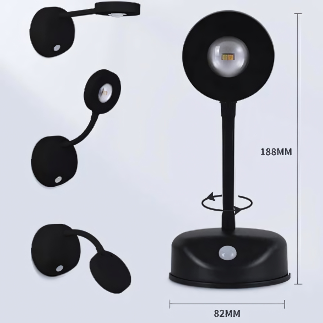 Skorter | Spark360 – Wireless LED Spotlight with Motion Sensor and 360° Adjustable Mount