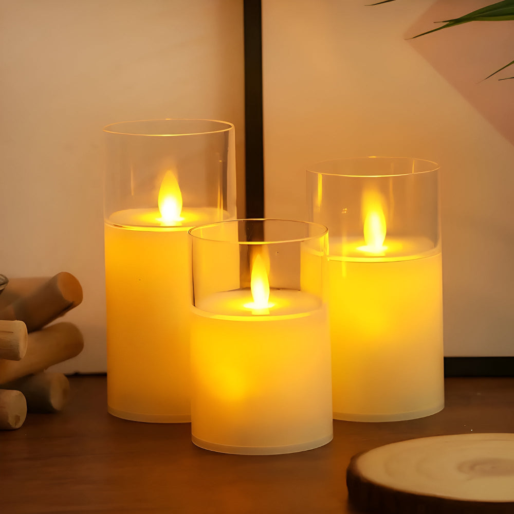 Skorter | Ethereal 3D Flameless Candle | 3pcs Set