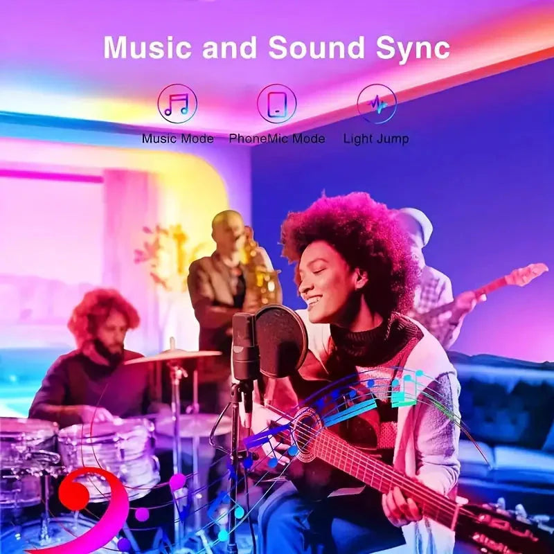 Skorter | 150FT Smart Led RGB LED Light Music Sync Color Changing Light with App