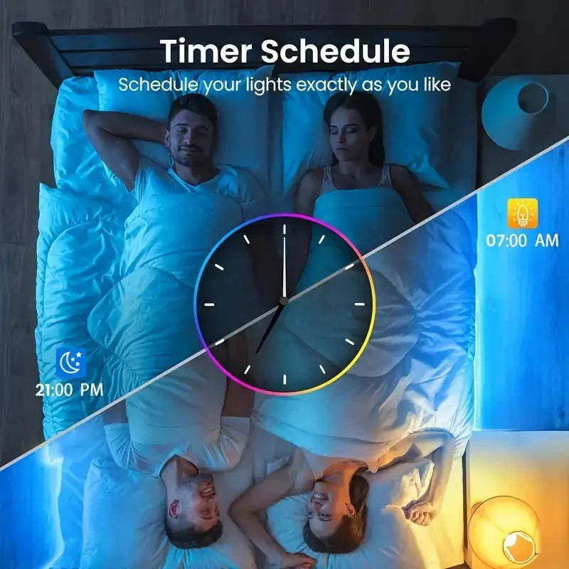Skorter | 150FT Smart Led RGB LED Light Music Sync Color Changing Light with App