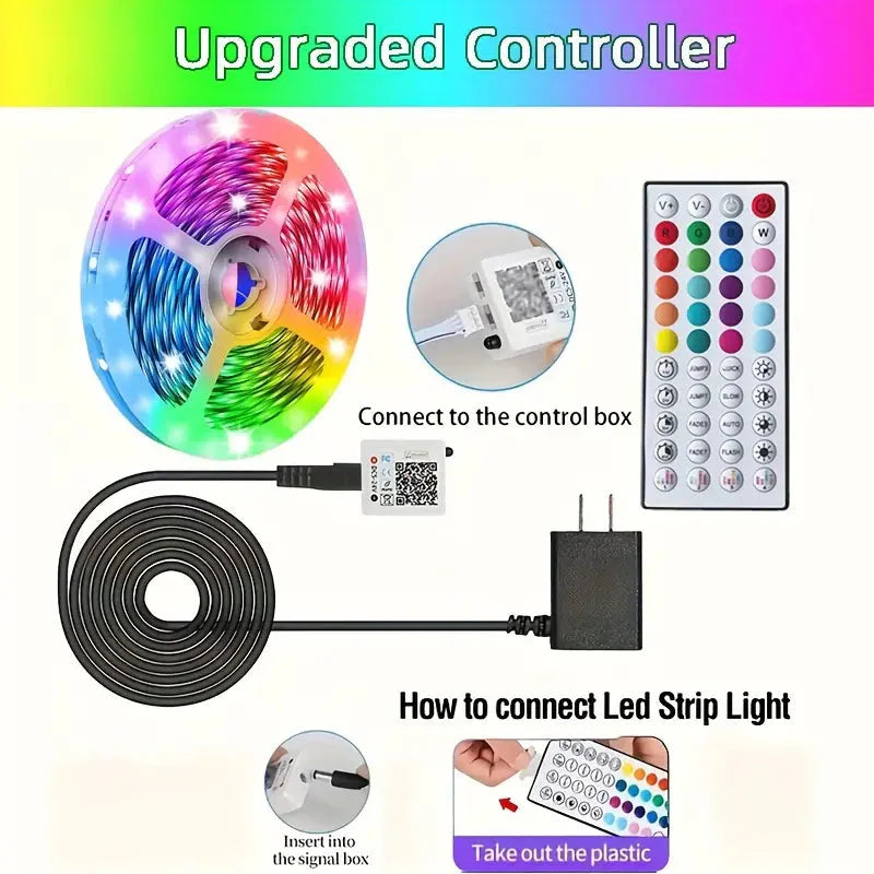 Skorter | 150FT Smart Led RGB LED Light Music Sync Color Changing Light with App