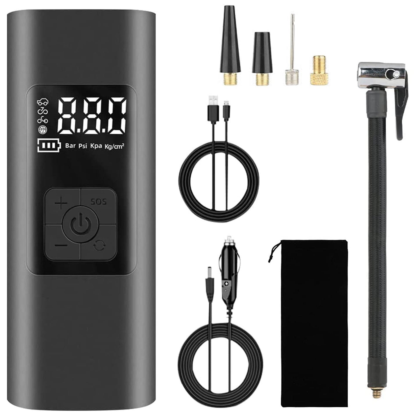 Skorter | 150PSI Wireless Tire Pump 6000mAh Rechargeable Tire Blower