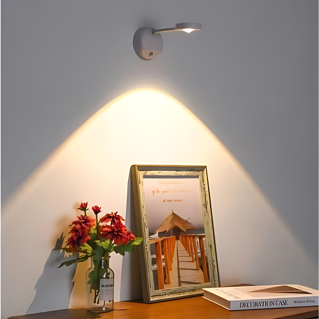 Skorter | Wireless LED Spotlight | 360° Rotation & Dimmable with Motion Sensor
