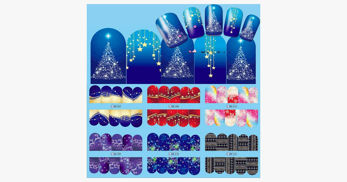 Skorter | Christmas Nail Stickers
