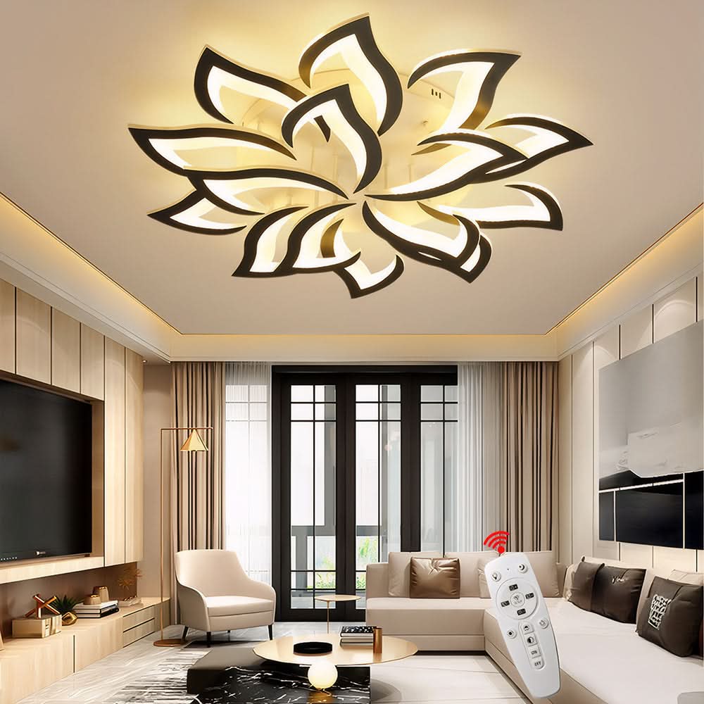 Skorter | Modern Flower-Shaped LED Ceiling Light for Home Décor