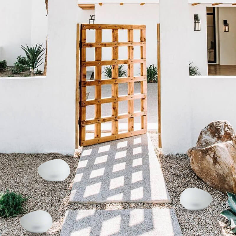 Skorter | Solar Pebble ABS sandblasted LED outdoor landscape glass light