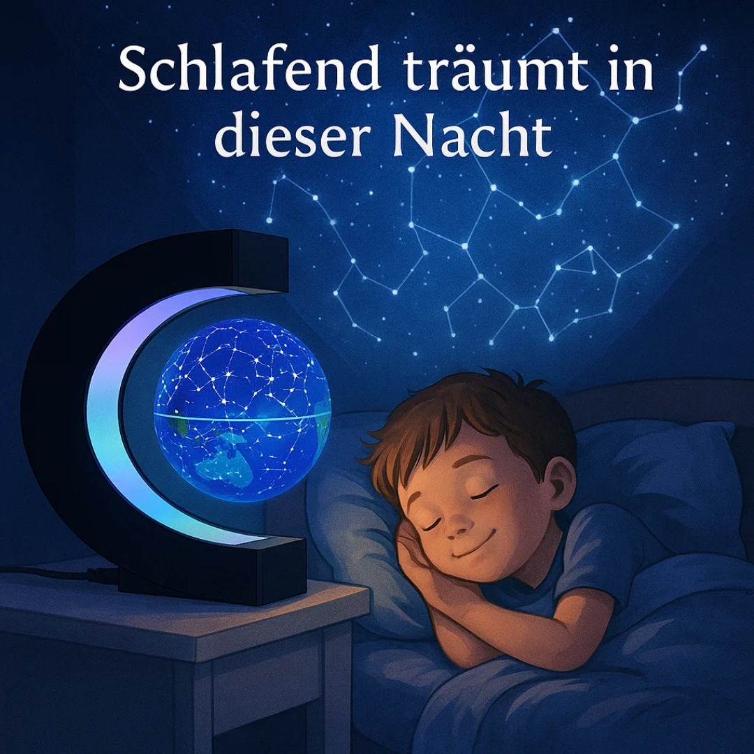 Skorter | AstroGlobe LED World Globe – Floating Globe Lamp with Magnetic Suspension