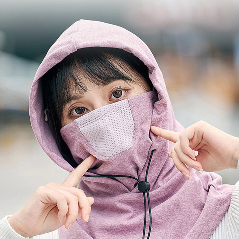 skorter | Hooded Face Mask With Neck Warmer For Cycling