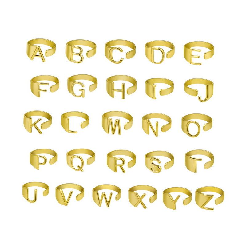 Skorter | Initial A-Z Letter Ring