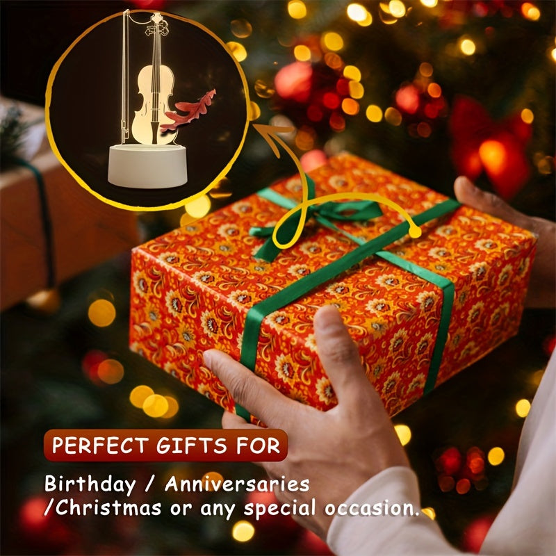Skorter | MusicLamp - 3D Illusion Cello LED Table Lamp