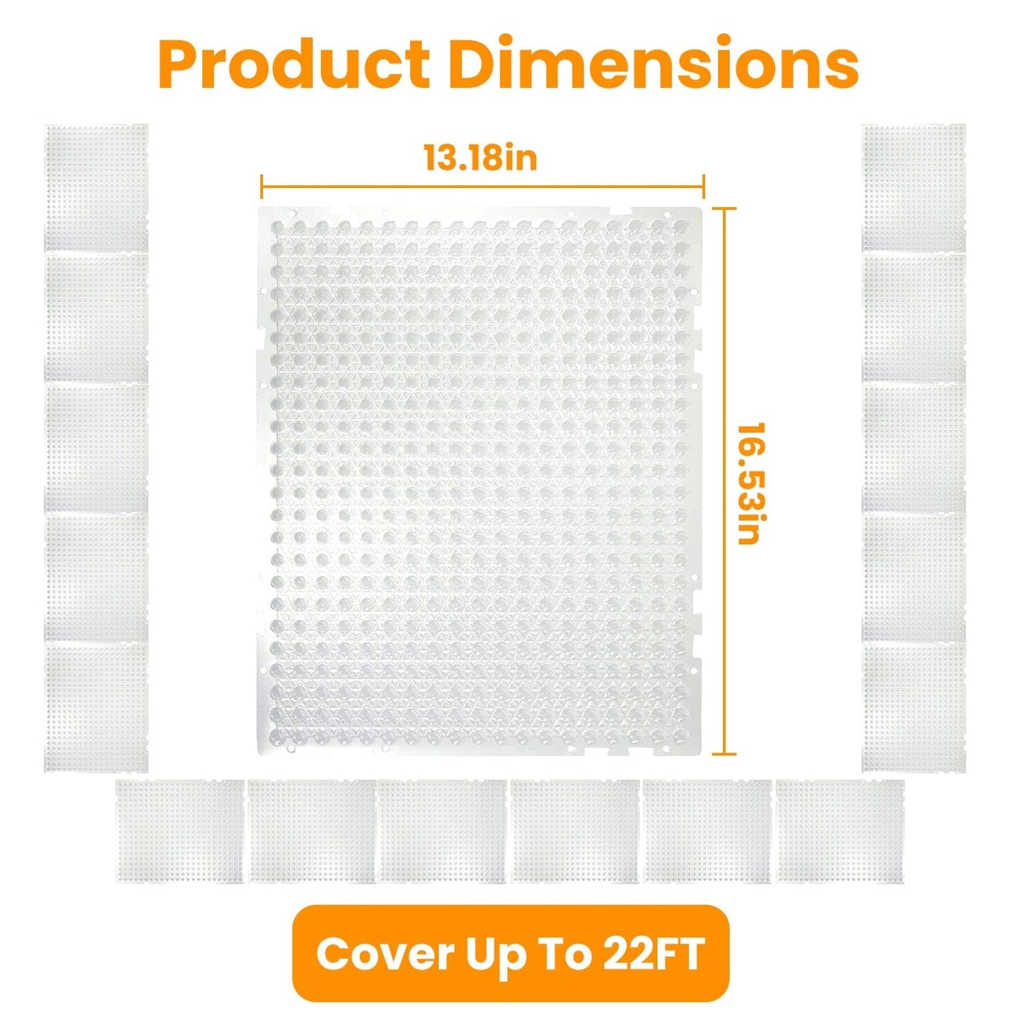 Skorter | 16-Piece: Intimidating Exercise Mats with Pins