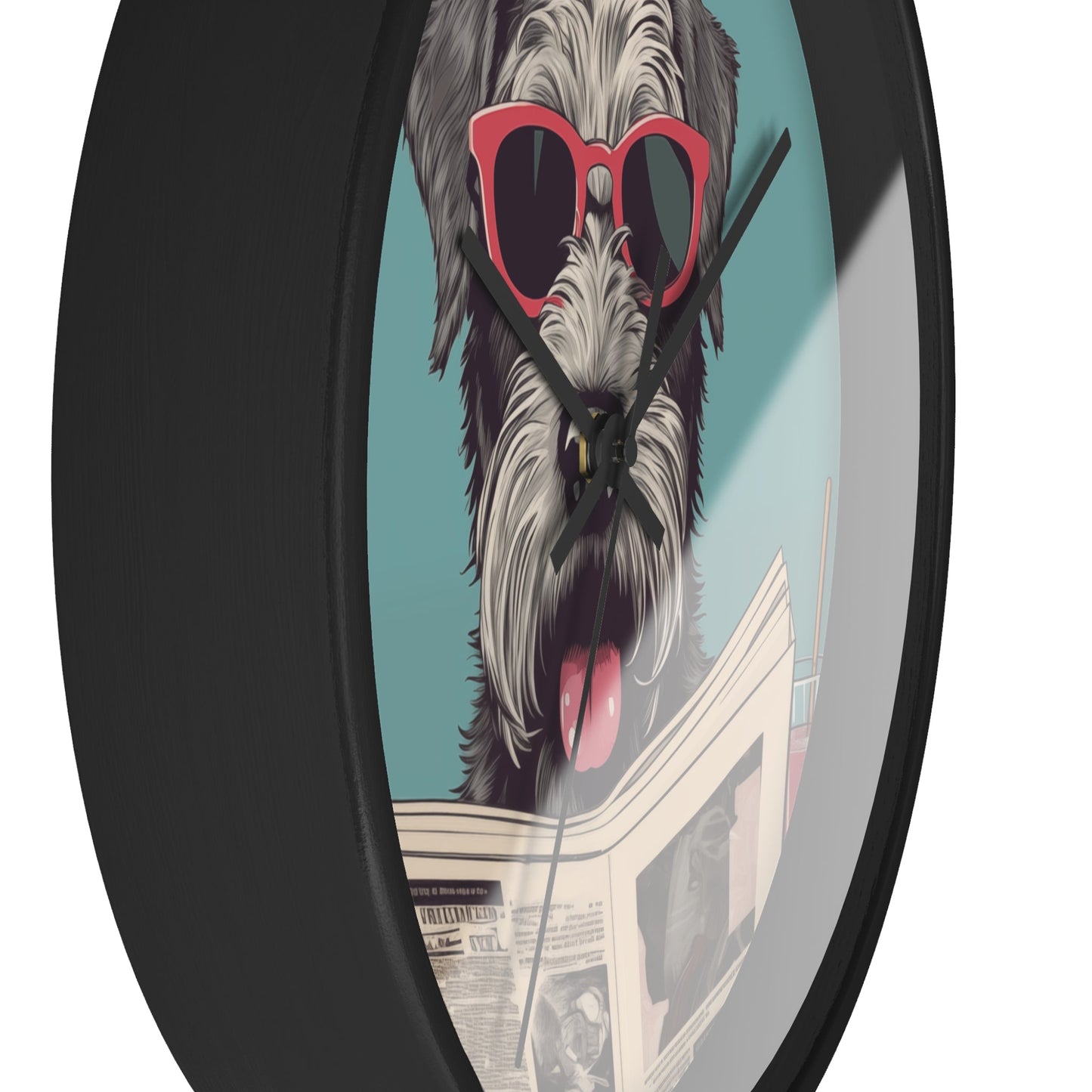 Skorter | Reading Newspaper Wall clock