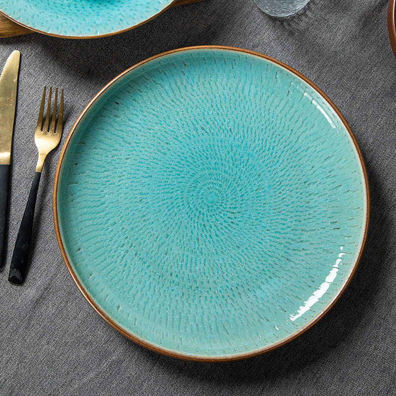 Skorter hole in porcelain - Turquoise