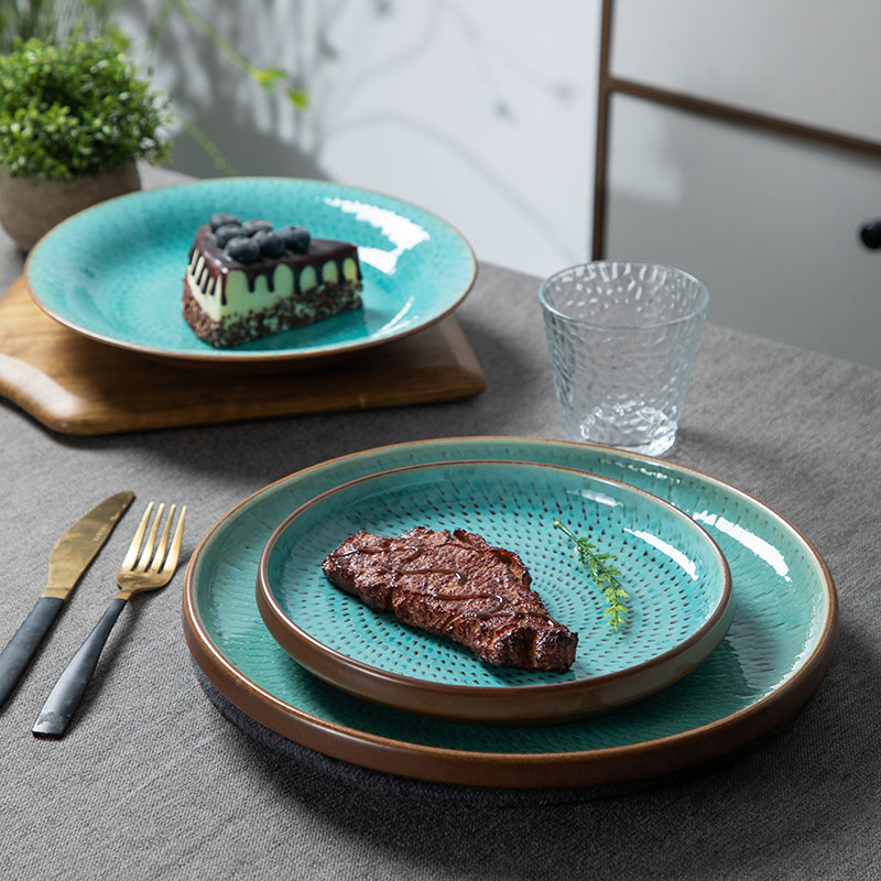 Skorter hole in porcelain - Turquoise