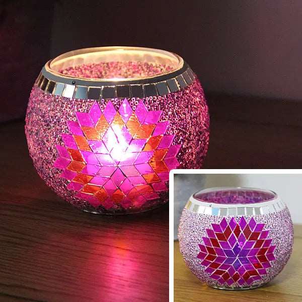 Candle Holder- Decorative Glass