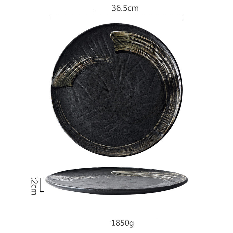 Skorter ceramic plate - Touch Black