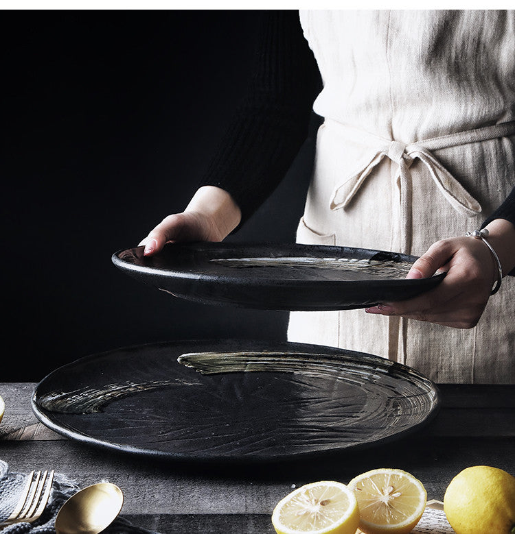 Skorter ceramic plate - Touch Black