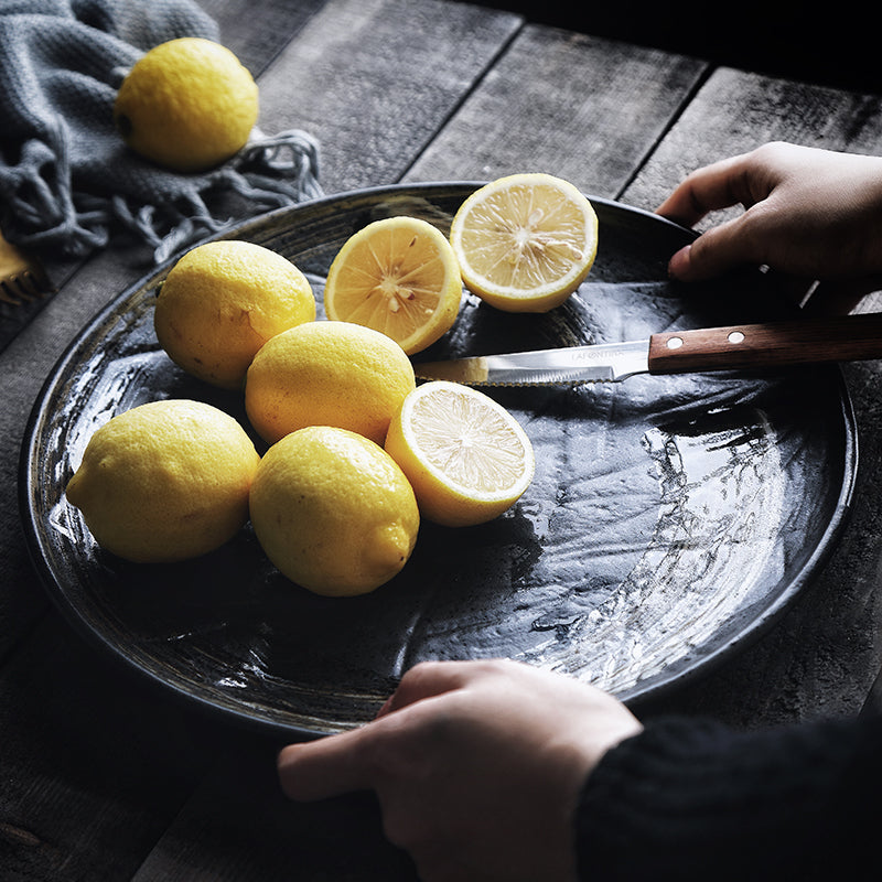Skorter ceramic plate - Touch Black