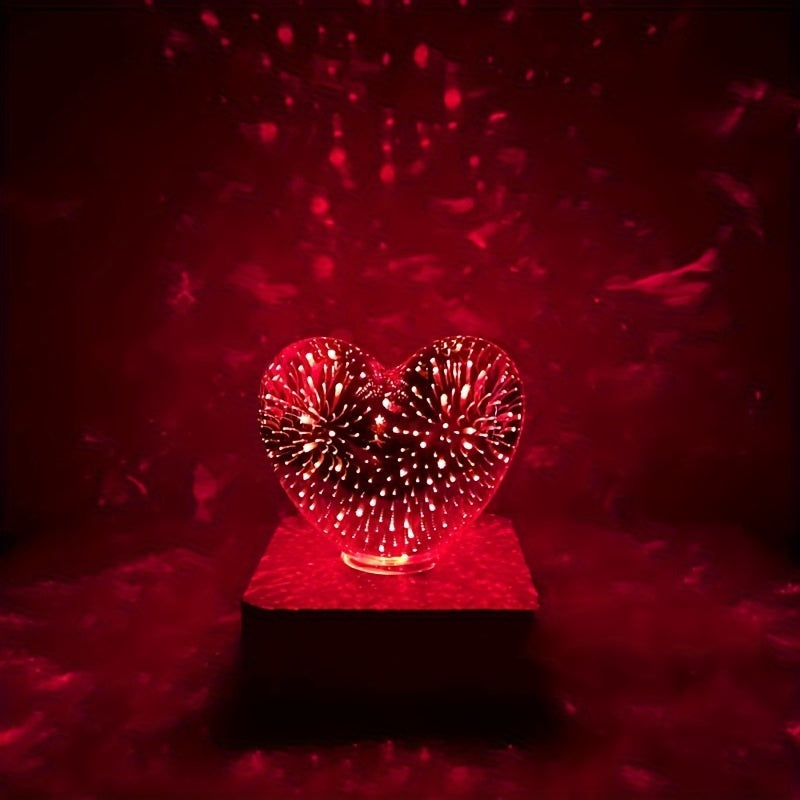 Skorter | FireworkLight - 3D LED Love Heart Fireworks Nightlight