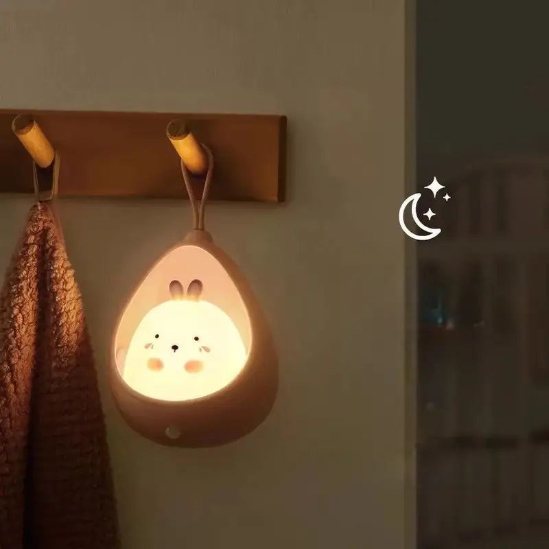 Skorter | PurrLight – Cute Animal Night Light LED Bedside Lamp for Kids