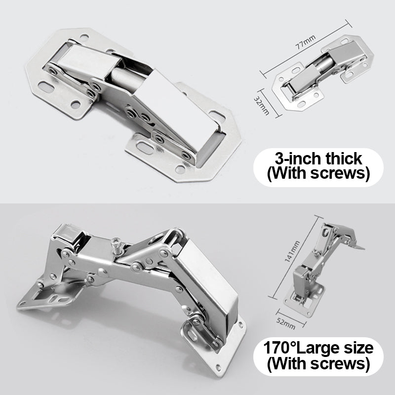 Skorter | Cabinet Hinges - Easy Installation of Bridge-Shaped Door Hinges