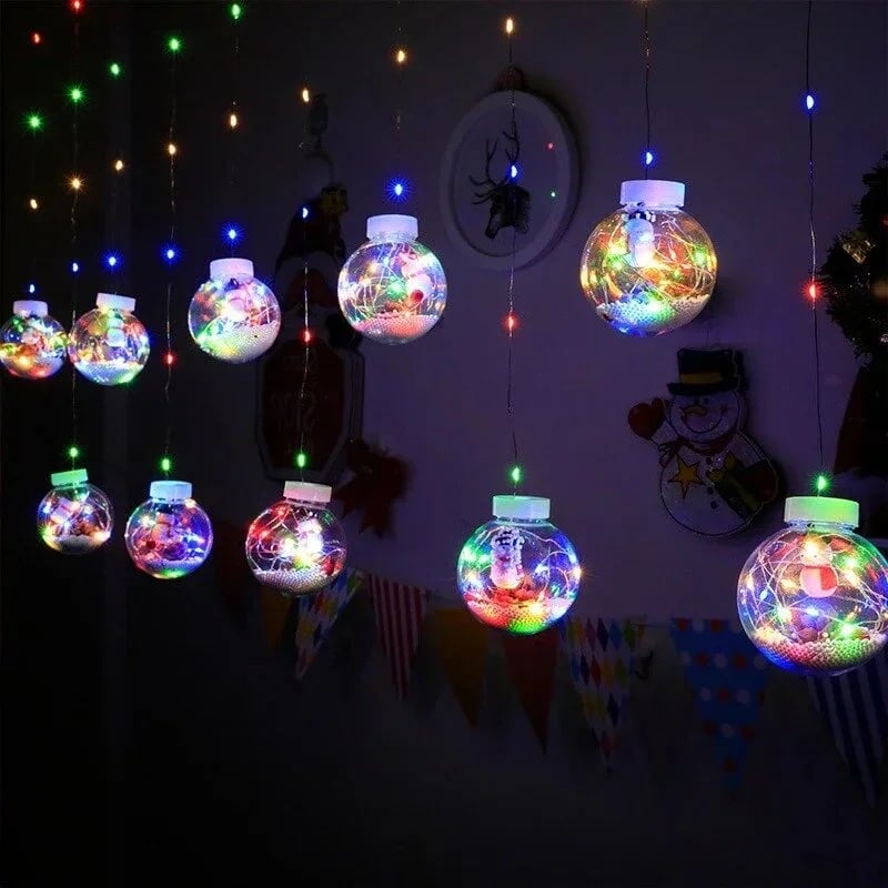 Skorter | Christmas Led Wishing Ball String Lights Decorations
