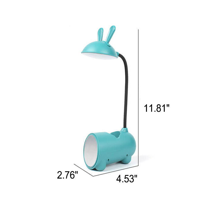Skorter | BunnyGlow Creative LED Touch Lamp with Pen Holder | USB Charging Function | Desk Lamp | Children's Room Decor