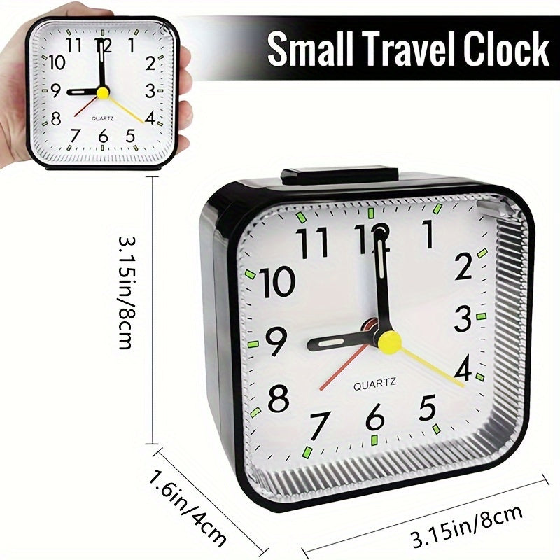 Skorter | SilentWake - Silent rectangular alarm clock with snooze and night light